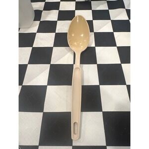 Ekco USA Beige Plastic Spoon Utensil Dishwasher Safe Serving Spoon VTG kitchen